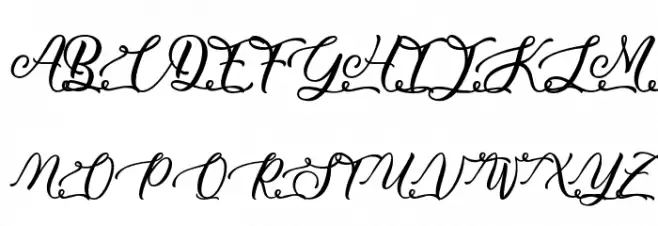 BettyMollyPersonalUse Schriftart Groß