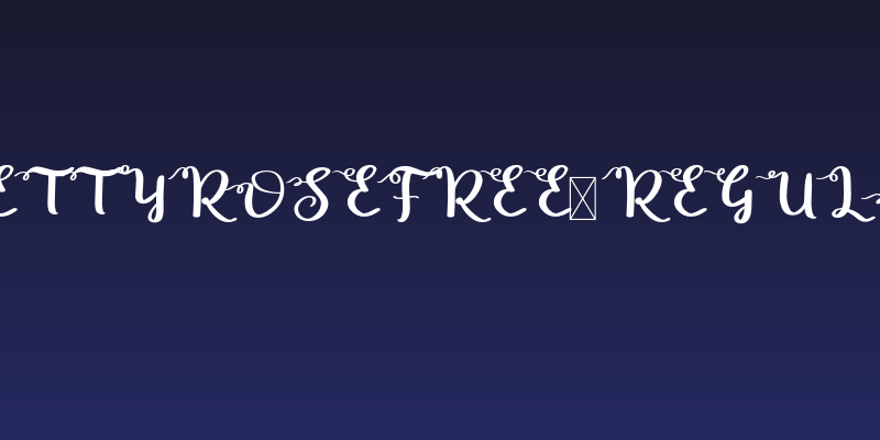 BettyRoseFree-Regular Social Header