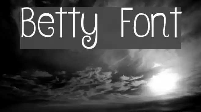 Betty Font examples