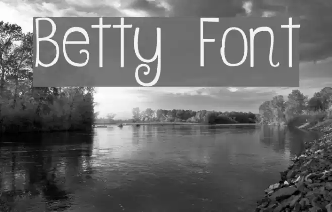 Betty Font examples