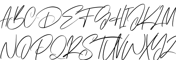 Bettylovas Free Regular Font UPPERCASE