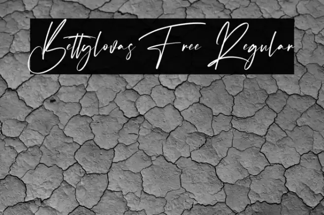 Bettylovas Free Regular Font examples
