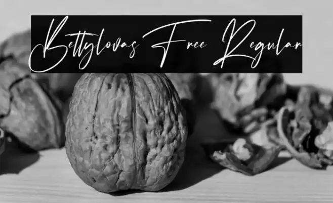 Bettylovas Free Regular Font examples