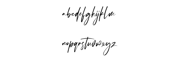 Bettylovas Free Regular Font LOWERCASE