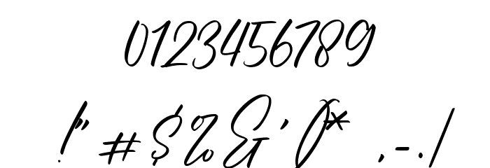 Bettyna FREE Font OTHER CHARS