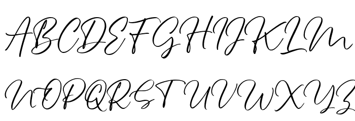Bettyna FREE Font UPPERCASE