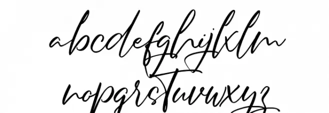 Bettyna FREE Font LOWERCASE