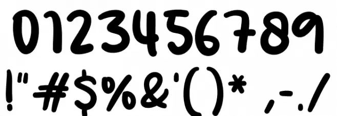 Between Choice フォント その他の文字