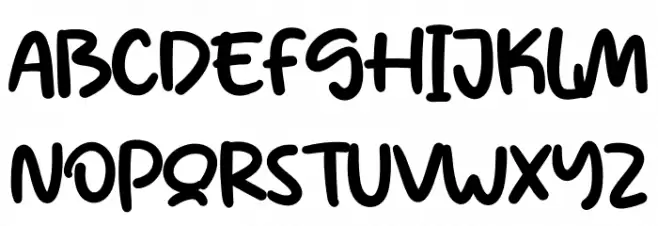 Between Choice Font UPPERCASE