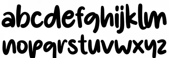 Between Choice Font LOWERCASE