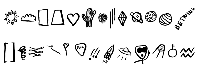 Betwind Regular Font LOWERCASE
