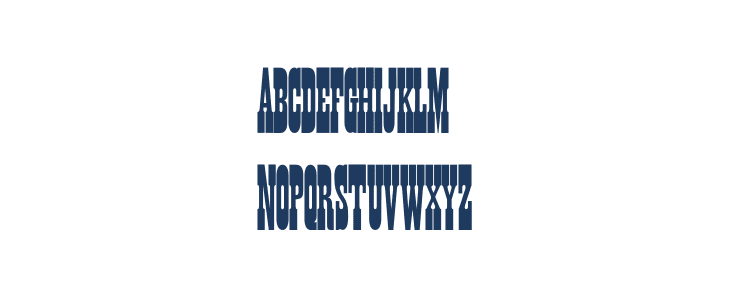 Betwixt Condensed Uppercase