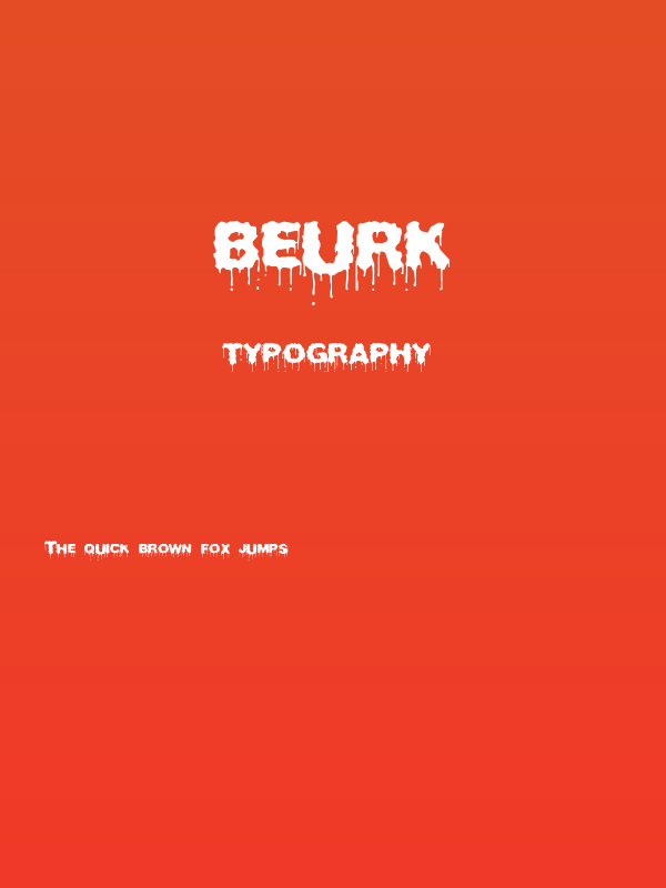 Beurk Poster