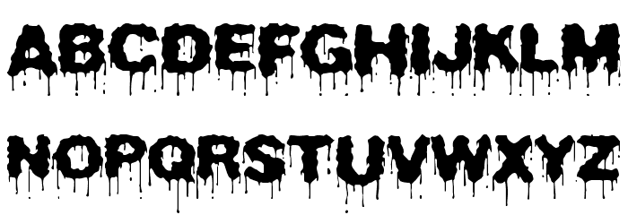 Beurk Font LOWERCASE