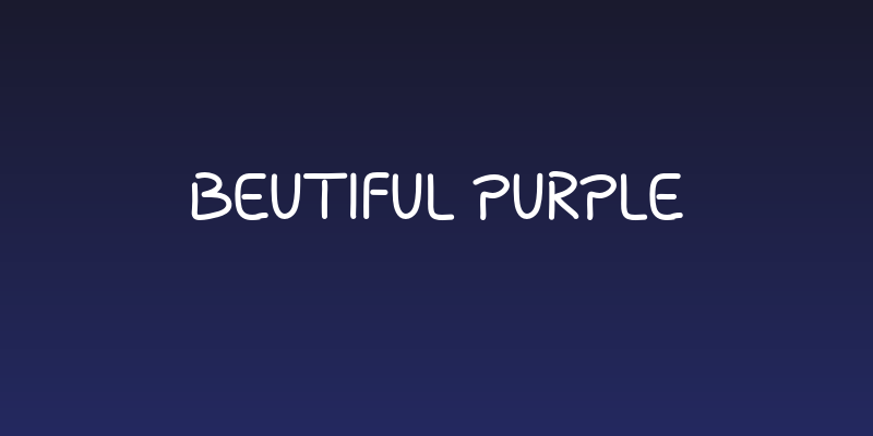 Beutiful Purple Social Header