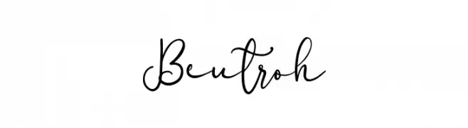 Beutroh  免费字体下载
