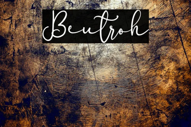 Beutroh Example 1