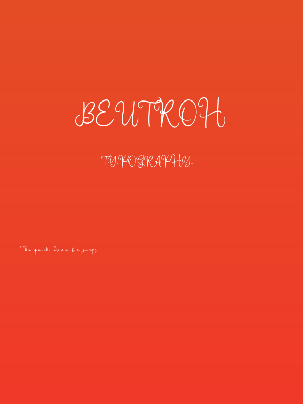Beutroh Poster