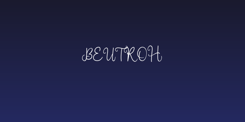 Beutroh Social Header