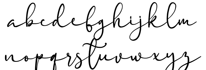 Beutroh Font LOWERCASE