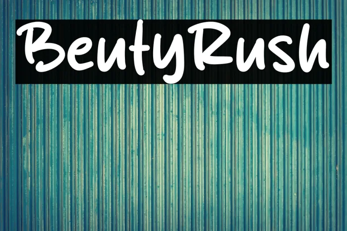 Beuty Rush Example 1