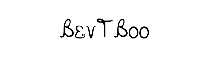BevTBoo  フリーフォントのダウンロード