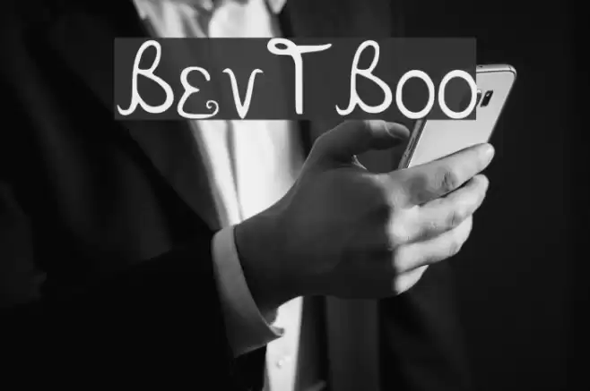 BevTBoo Font examples