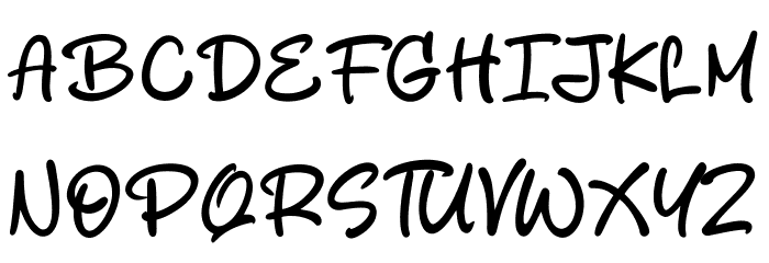 Bevagna フォント 大文字