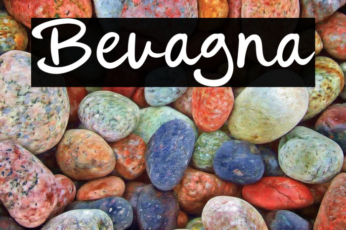 Bevagna 字体 examples