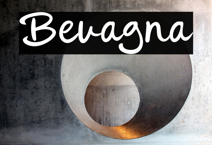 Bevagna 字体 examples