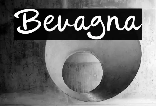 Bevagna Font examples