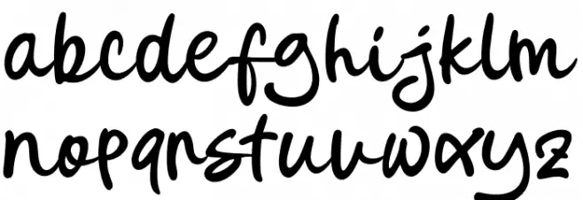 Bevagna Font LOWERCASE