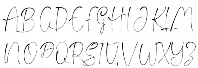 Bevalonia Font UPPERCASE