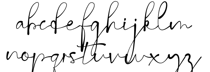 Bevalonia Font LOWERCASE