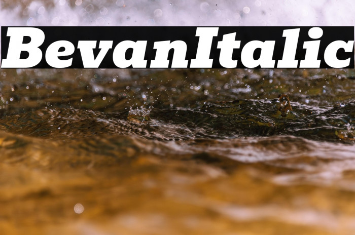 Bevan Italic Example 1