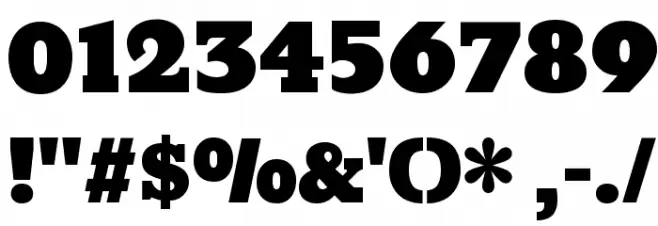 Bevan Font OTHER CHARS