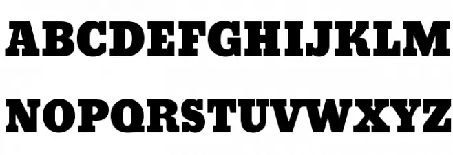 Bevan Шрифта ВЕРХНИЙ