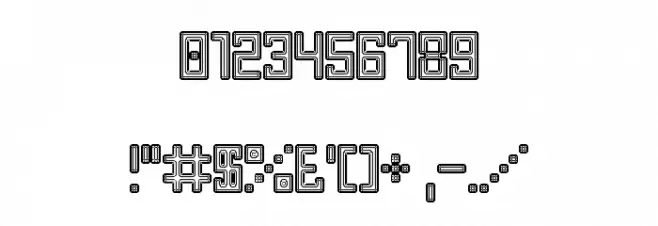 Bevel Fifteen Regular Font OTHER CHARS