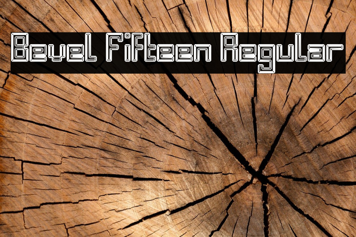 Bevel Fifteen Regular Font examples