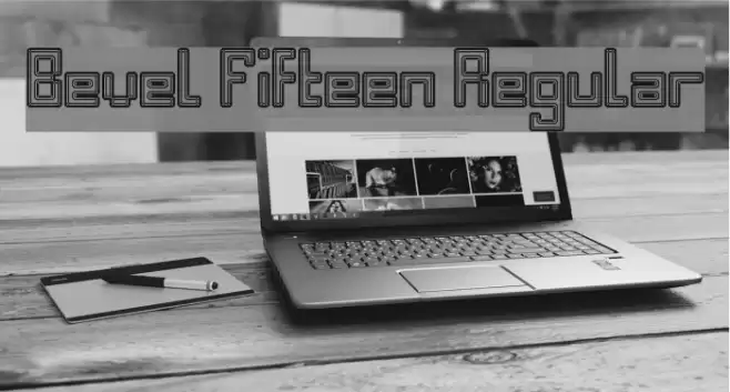Bevel Fifteen Regular Font examples