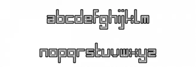 Bevel Fifteen Regular Caratteri MINUSCOLO