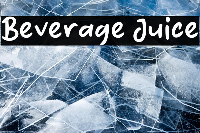 Beverage Juice Example 2