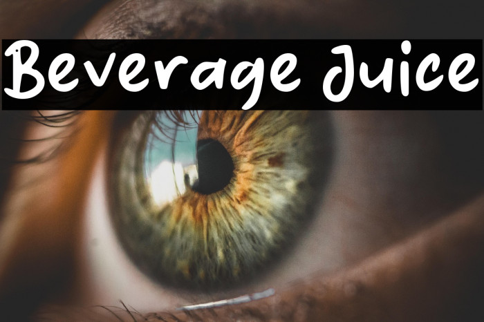 Beverage Juice Example 3