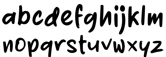 Beverage Juice Font LOWERCASE