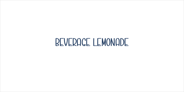 Beverage Lemonade Logo