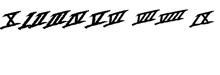 Beverly Hills Cop Font OTHER CHARS