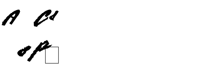 Beverly Hills Cop Font LOWERCASE