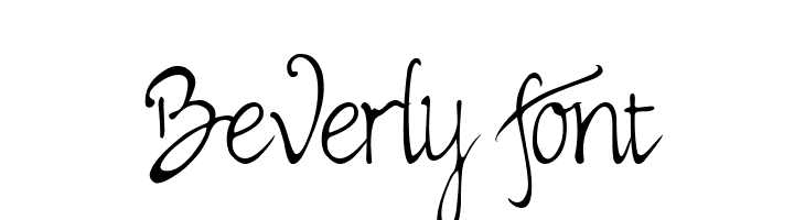 Beverly font  font caratteri gratis