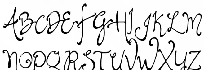 Beverly font Schriftart Groß