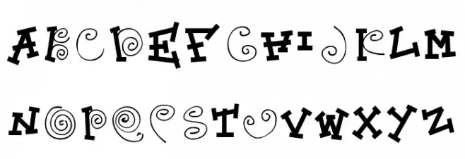 BeverlyHillbilles Font UPPERCASE